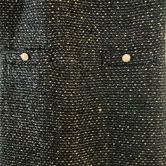 ELIE. - ELIE  TAHARI Black and gold sheath dress size 6 - Picture 3 of 11